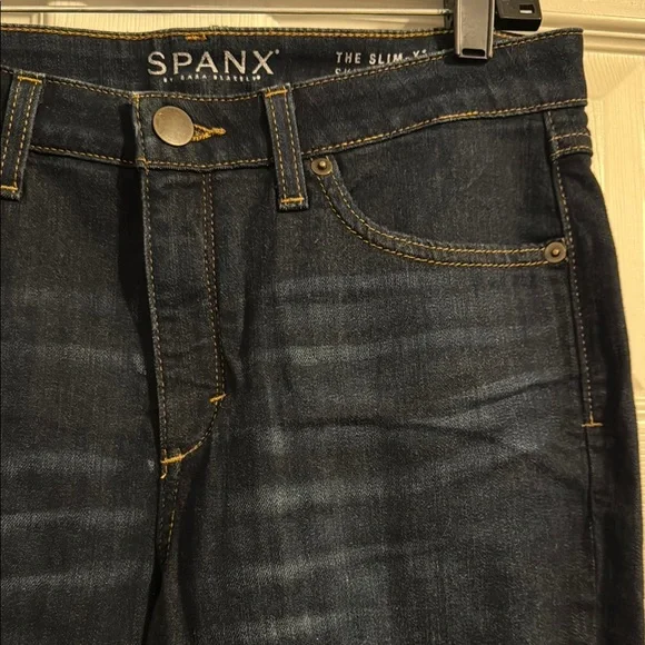 Spanx Women's Dark Blue Jeans Size 29 - Picture 1 of 9